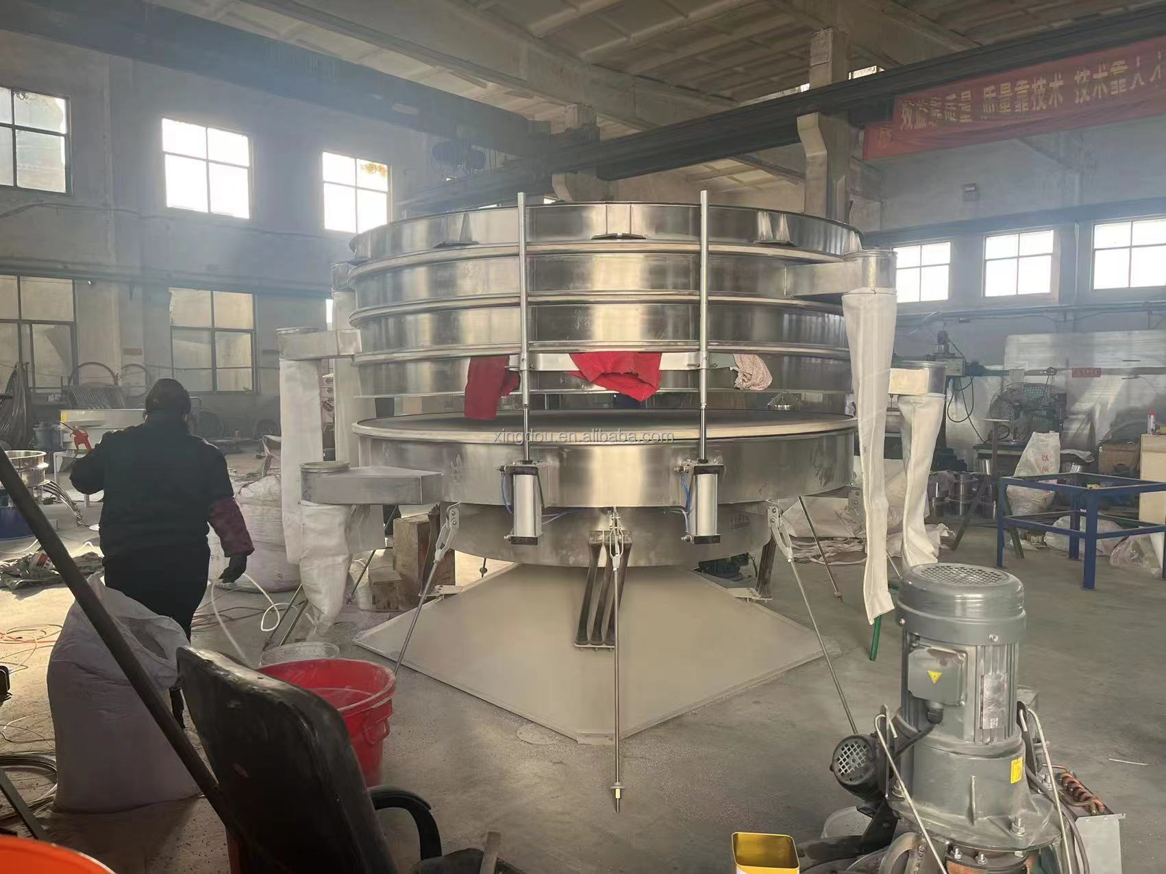 Food Tumbler Machine For Glucose Powder, Yeast And Vitamin Powder Sorting In Food Additive