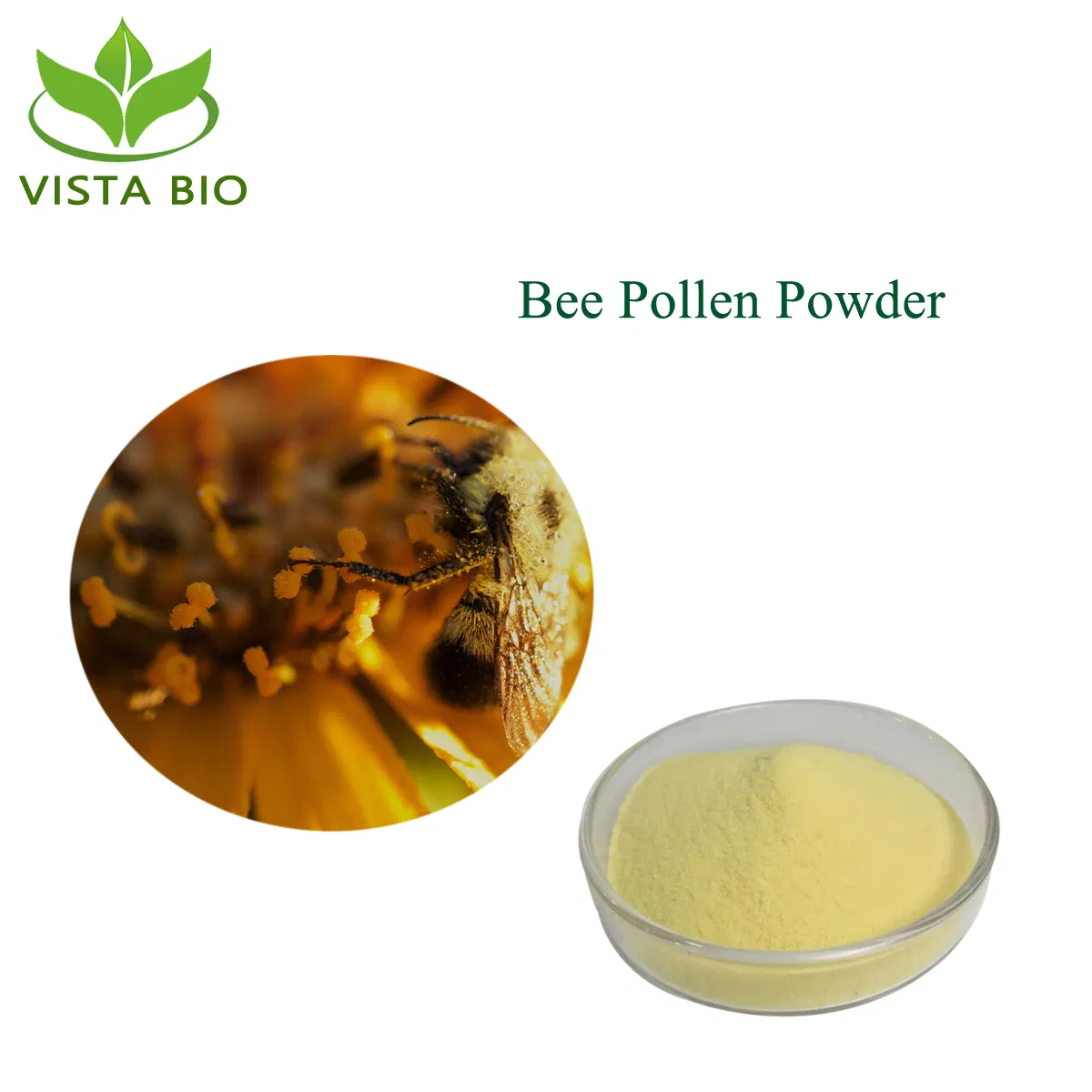 Wholesale Organic Pure Natural Nutraceutical Food Raw Material Bee Pollen Powder