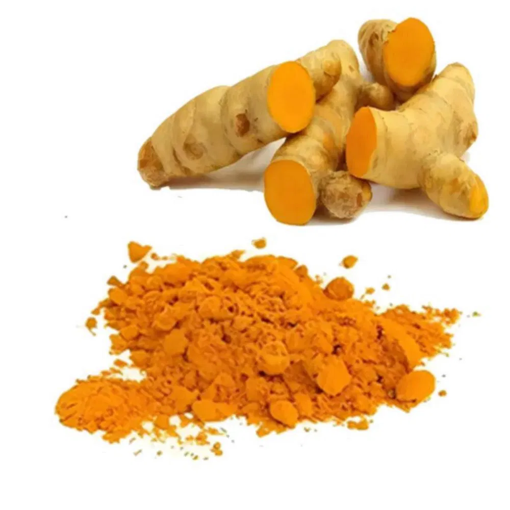 High Purity All Natural 98% Curcumin Raw Material for Antioxidant Products