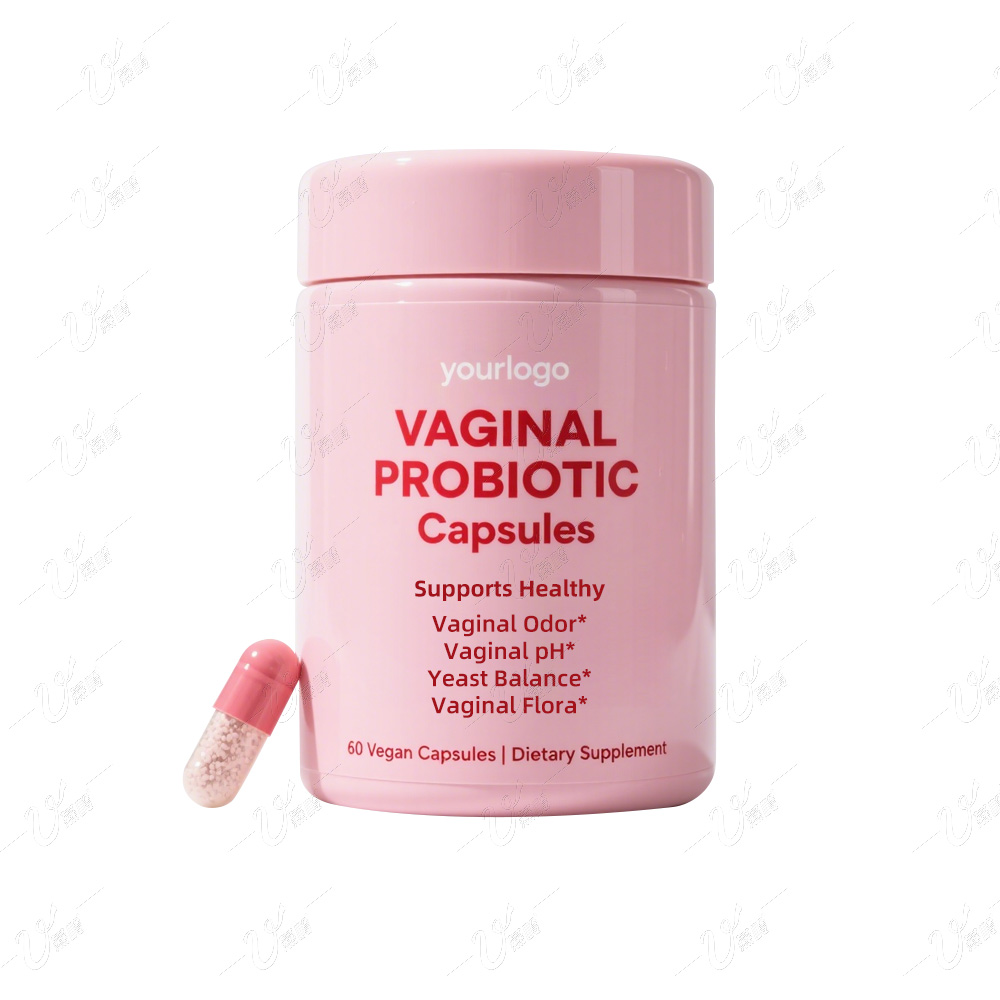 Women Health Probiotic Capsules Vaginal Odor pH Balance Prebiotic Blend Intimate Flora Support Supplement