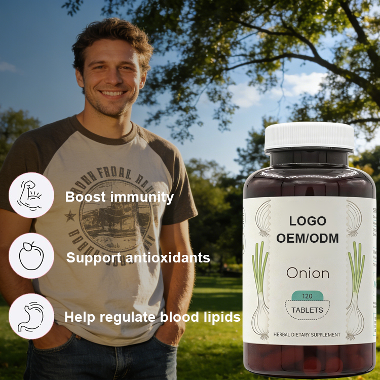 OEM/ODM Adult Antioxidant Dietary Supplement Onion Extract Tablets Enhance Immunity Contains Sulfur Other Active Ingredients