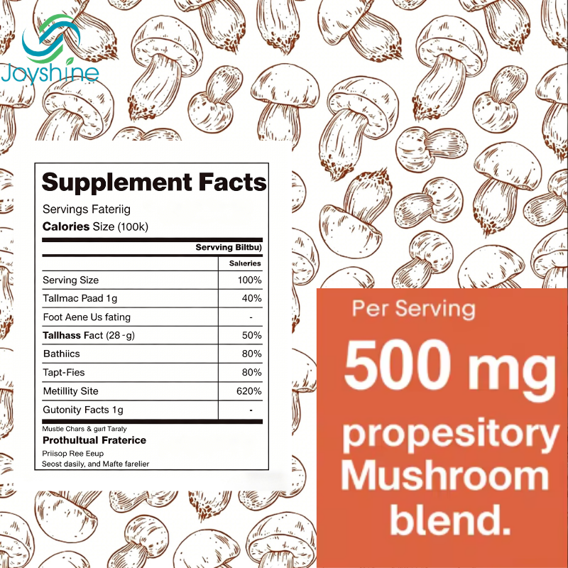 Wholesale OEM Organic Mushroom Coffee 6 in 1 Mushroom Blend Coffee Dropshipping Instant Lions Mane Mushroom Coffee Powder