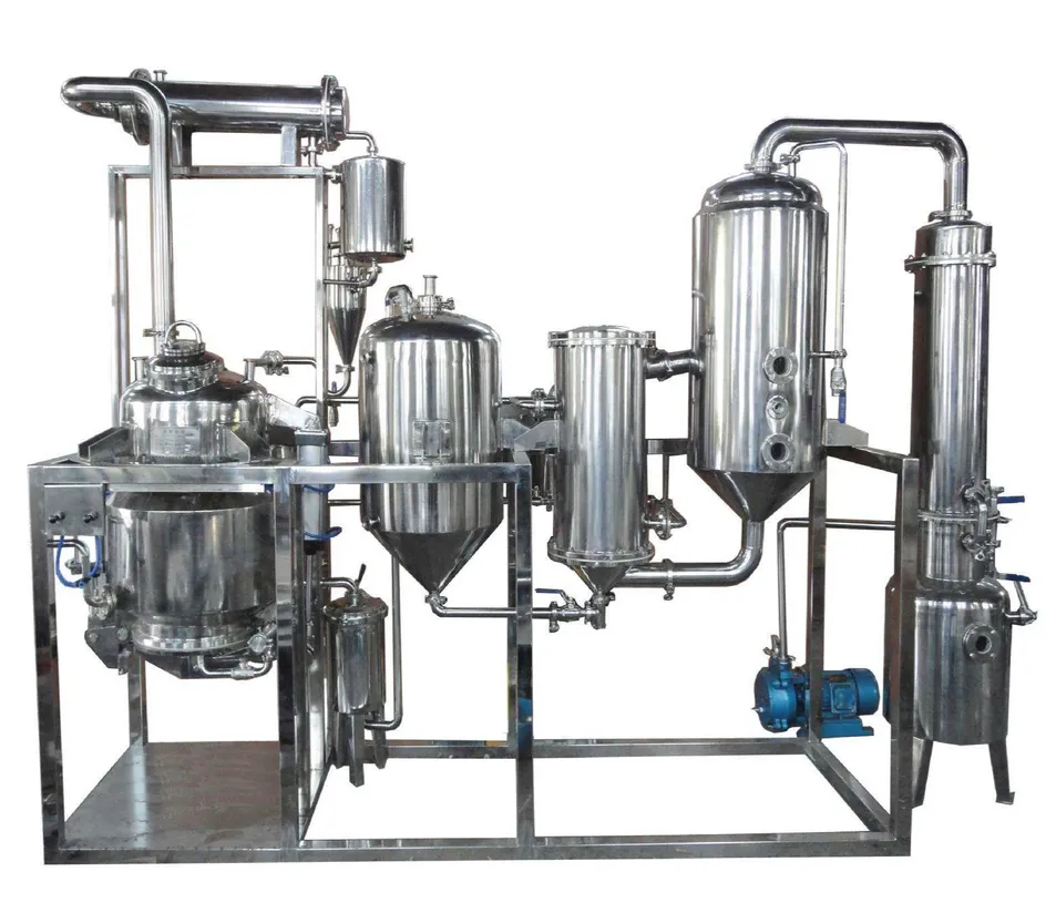 Sanitary extraction tank structure