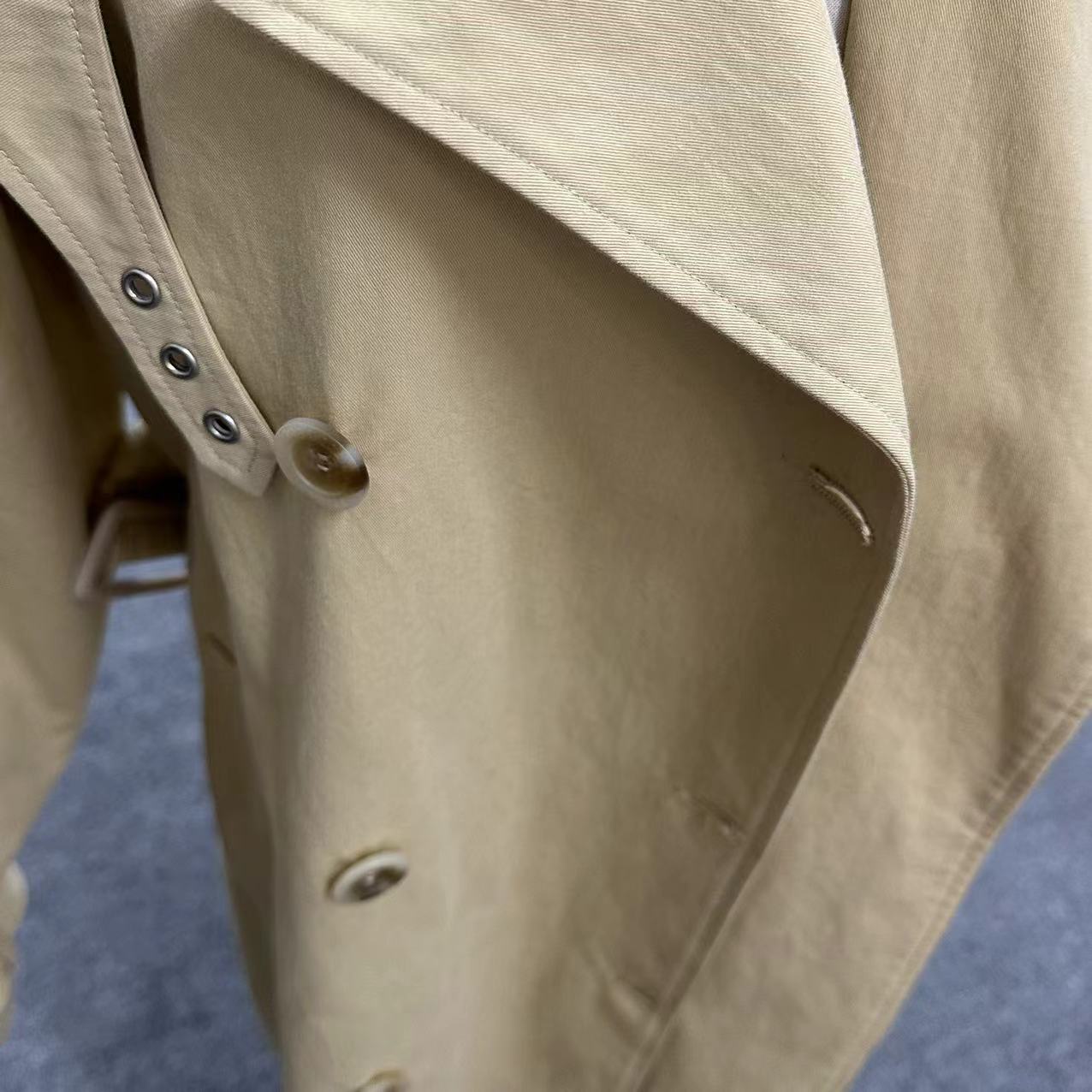 Women's Stylish Long Trench Coats New Casual Mid-Length Cape Windbreaker with Cotton Filling Breathable Design Jacket