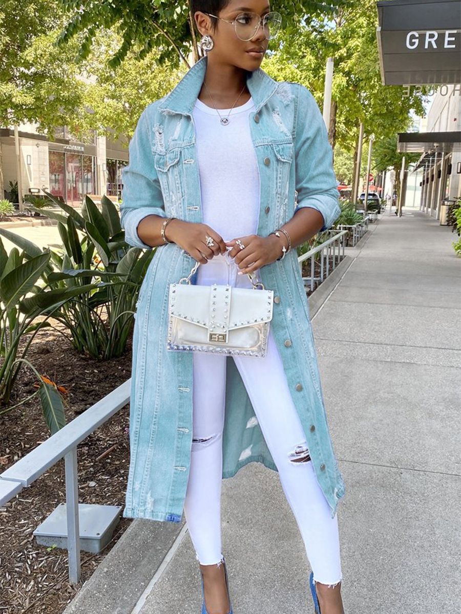 High Quality Long Sleeve Casual Denim Jeans Women Jean Jackets for Ladies Jeans Jacket Women