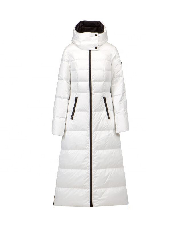 Extra-Long Quilted Goose Down Parka Women's Puffer Down Jacket