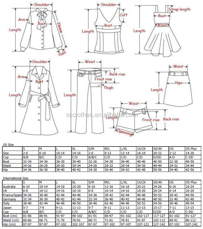 Size Chart Reference