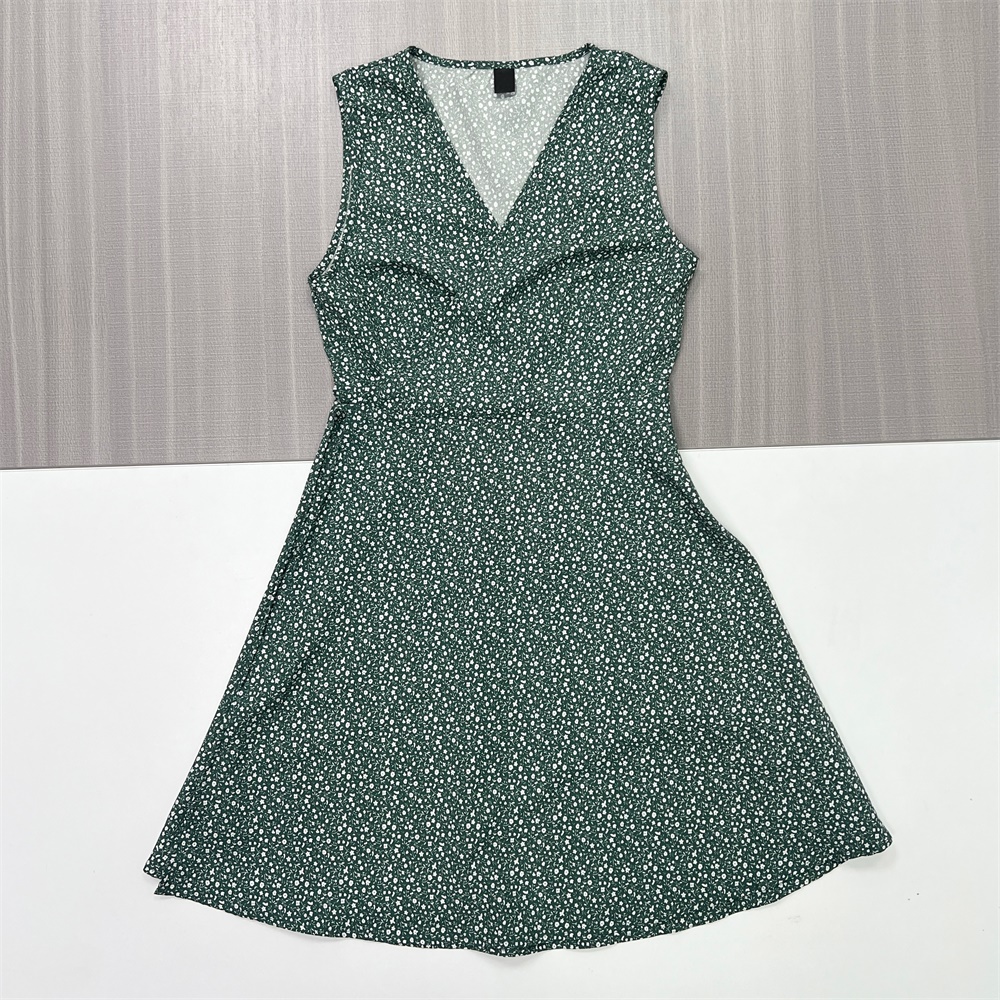 Women's Summer Maxi Dress V-Neck Lace-Up Sleeveless Sequined Chiffon Casual Solid Woven Party Natural Waistline Washable