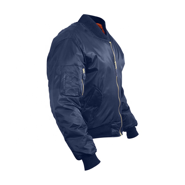 Classic Comfortable Embroidery Pattern Flight Bomber Jacket Custom for Women and Men