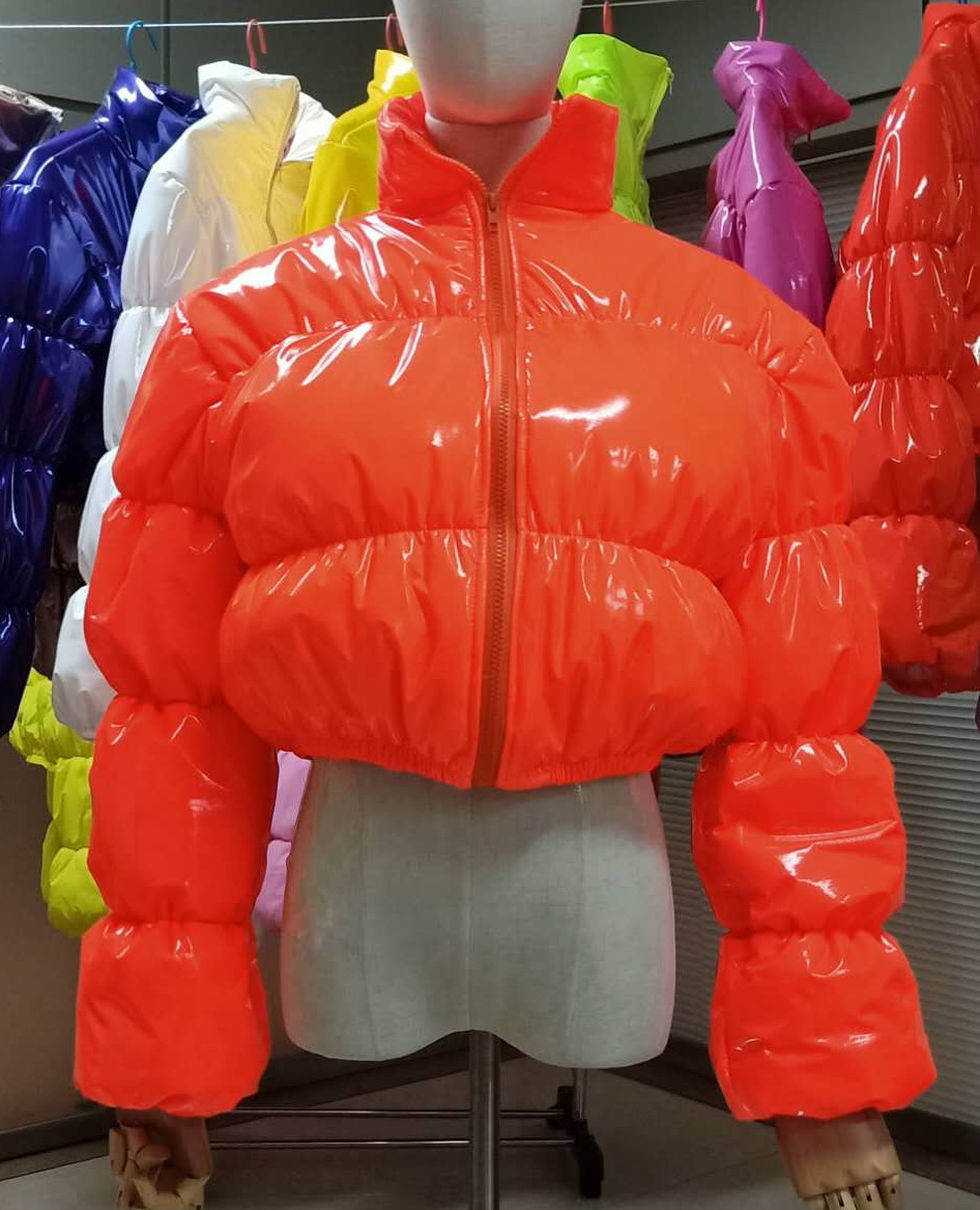 Short down parka jacket