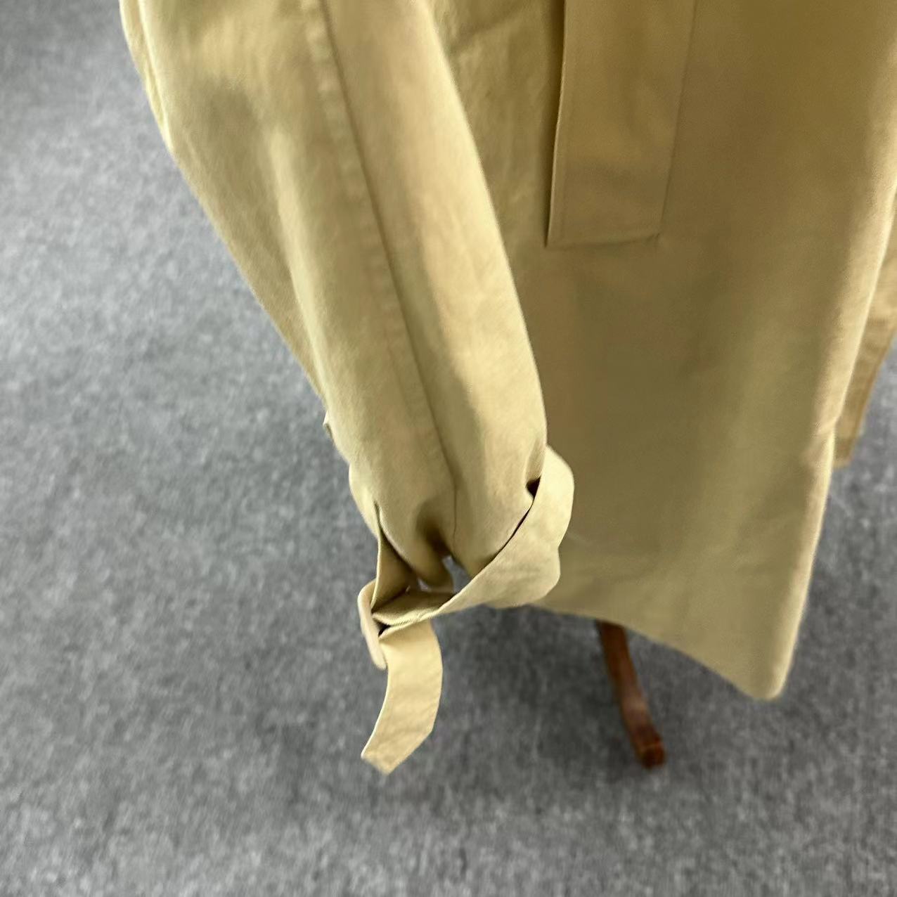 Women's Stylish Long Trench Coats New Casual Mid-Length Cape Windbreaker with Cotton Filling Breathable Design Jacket