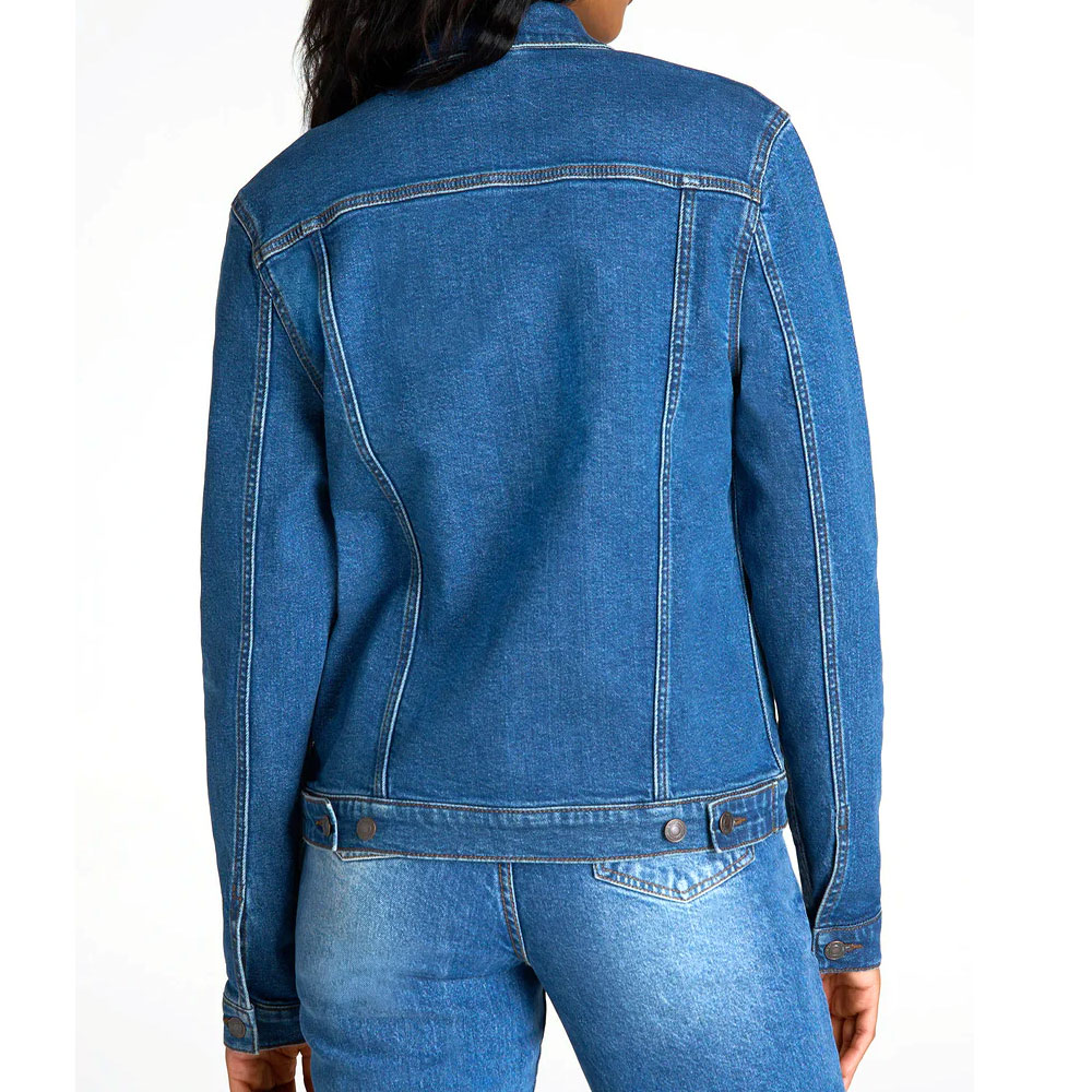 Womens Denim Jeans Jacket Top Quality Wholesale Ladies Button up Washed Regular Fit Denim Jackets Women