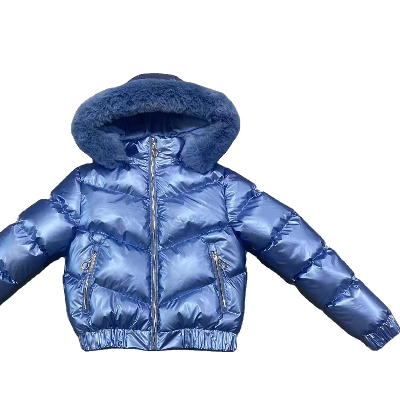 Lady's Winter Hoody Bomber Jacket Stocklot Factory Price