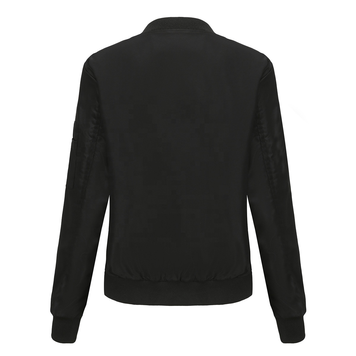Pilot Wind Breaker Jacket Womens Biker Bomber Jacket With 4 Pockets Windbreaker Streetwear Ladies Outwear Work Coats