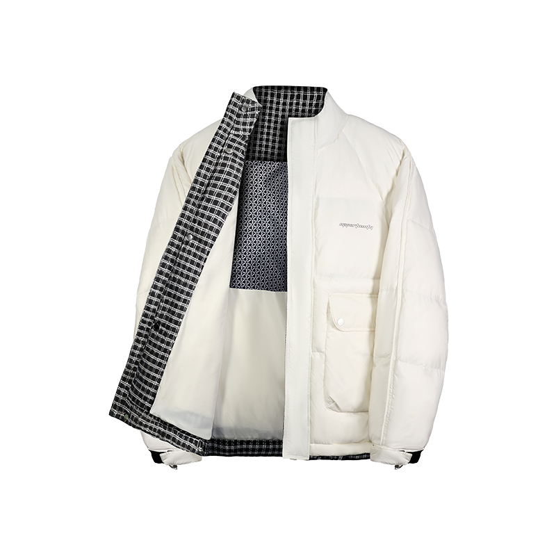 Zipper Puffer Jacket XXXXXXL 95% Down Fill Thick Casual Style Youth Women's Winter Coat