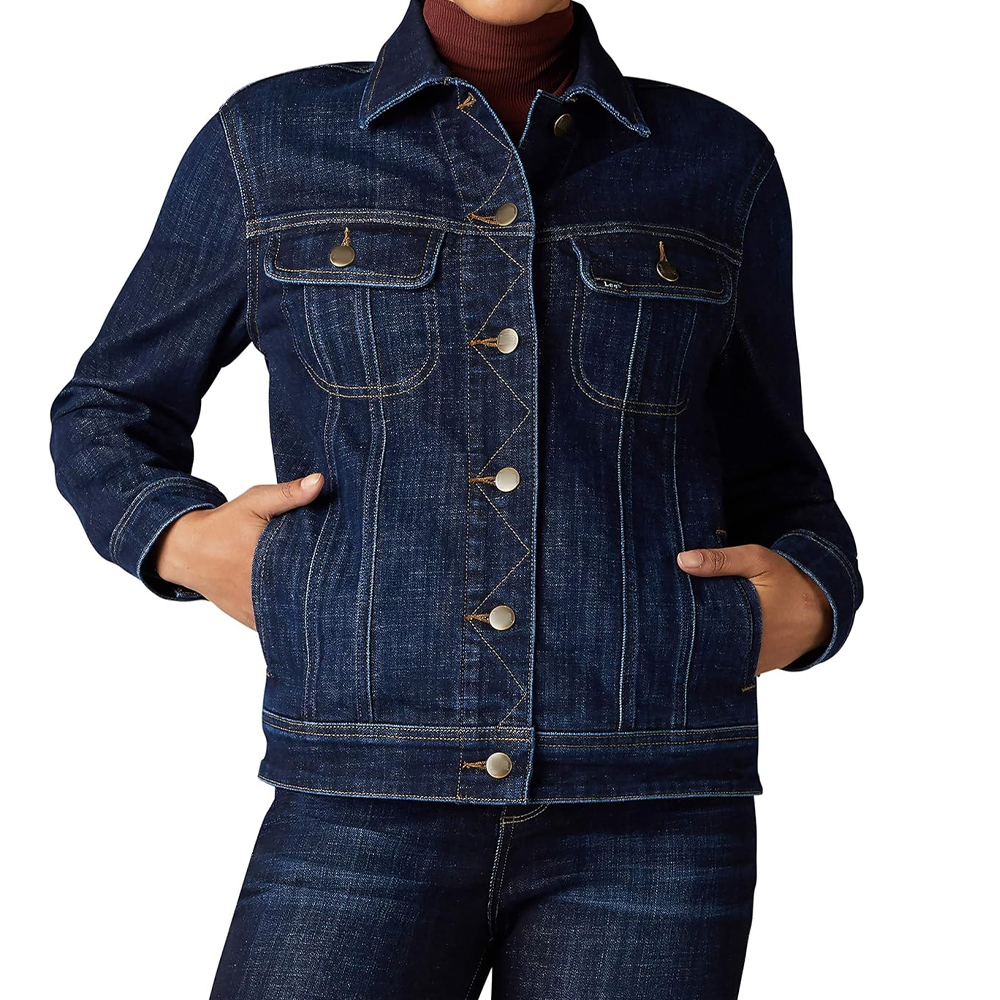 OEM Women's Denim Jackets Women Casual Jean Outwear Fall Jacket Denim Button Up Coat Oversize Denim Jacket For Ladies