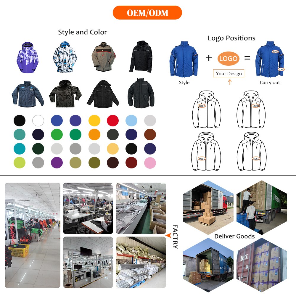 Custom Logo Women's Street Style Waterproof Winter Windbreaker Jacket Personalized Outdoor Detachable Feature OEM Service