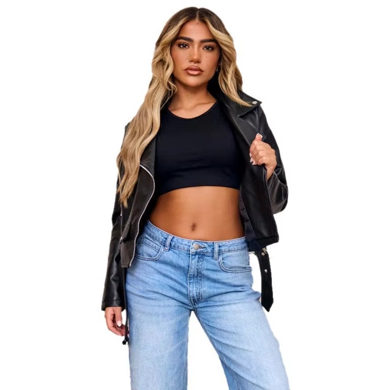 Latest Design Women's Custom Leather Jackets