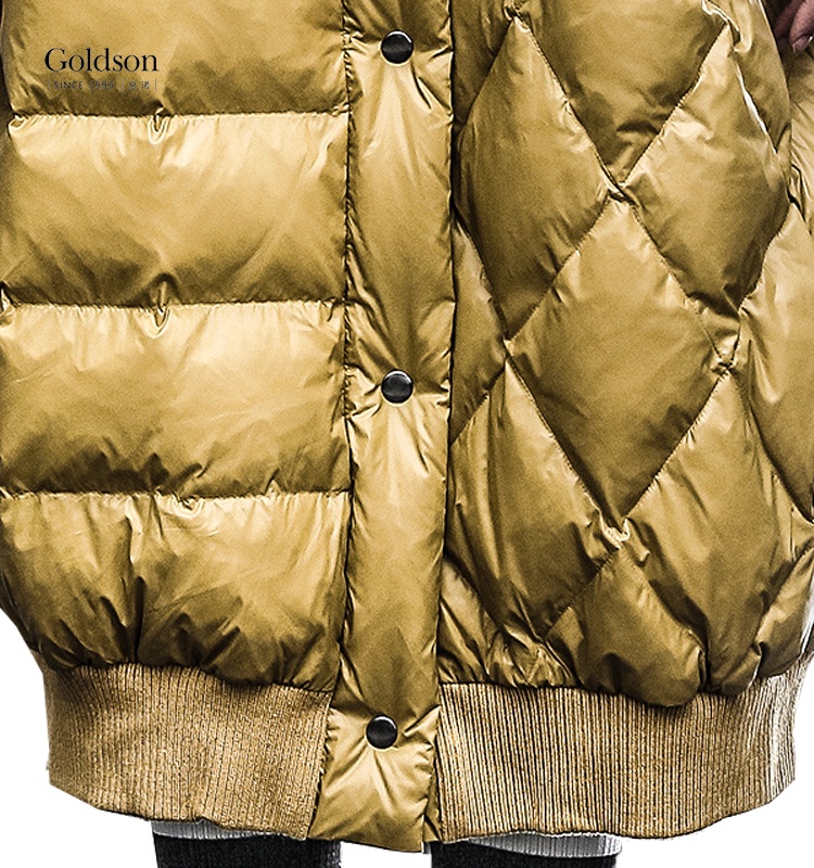 Wholesale New Fashion Winter Down Puffer Parka for Ladies Waterproof Reversible Hooded Jacket with Long Length Windproof Feature
