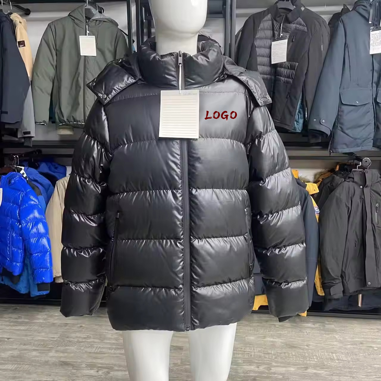 OEM Women's Fashion Waterproof Windproof Padding Jacket Quilted and Breathable for EU/USA Market Outdoor Warn Jacket