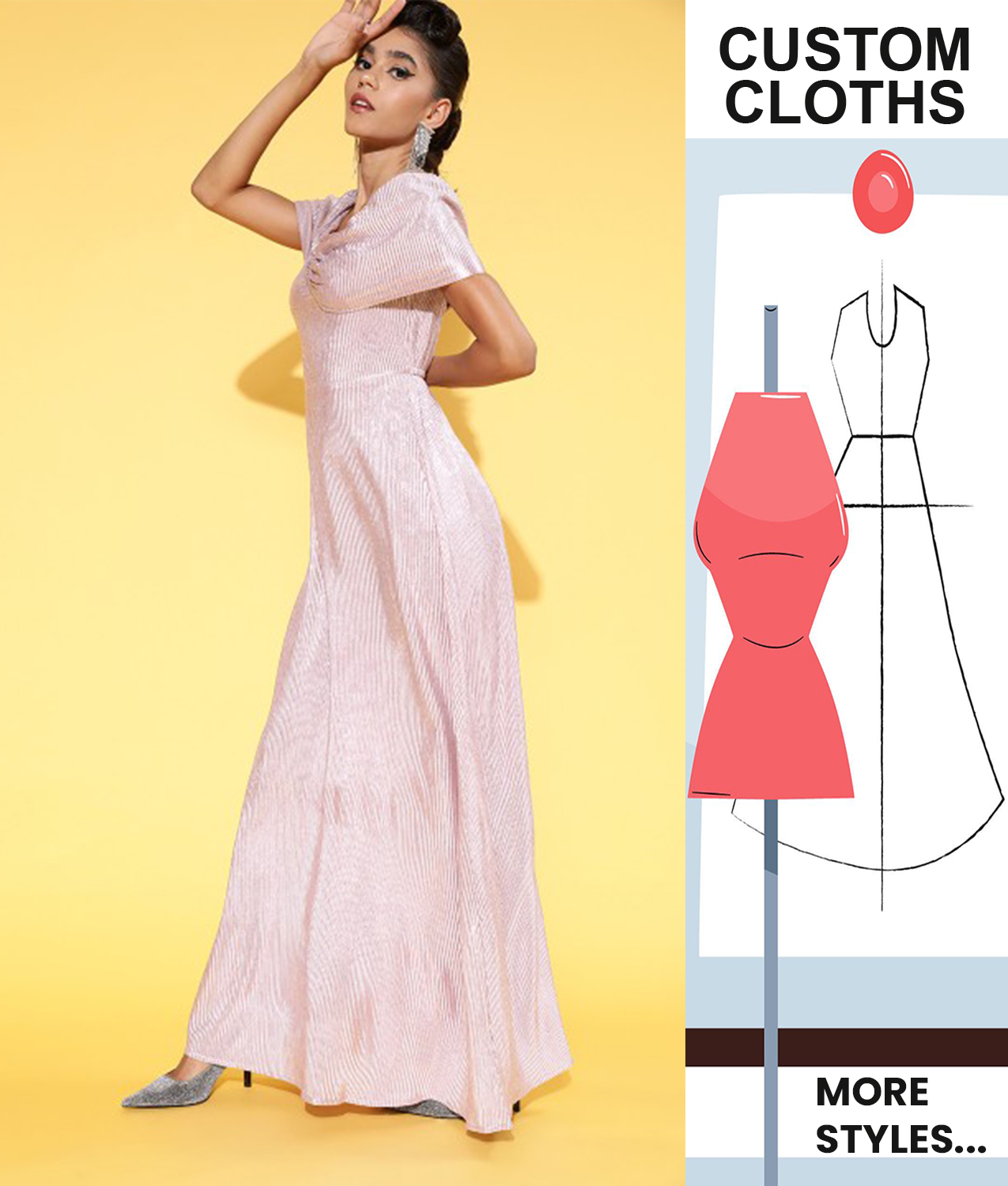 Custom Women's Luxury Evening Dress off -Shoulder Shimmer Bodycon Sexy Cocktail Gown for Ladies women's Clothing