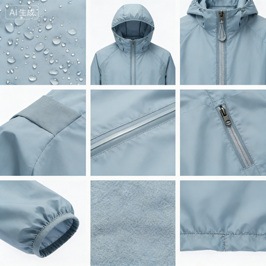 Unisex UPF 50+ Water Resistant Skin Coat with Custom Logo-Lightweight Thin Quick-Dry Windbreaker for Men &amp; Women Hiking