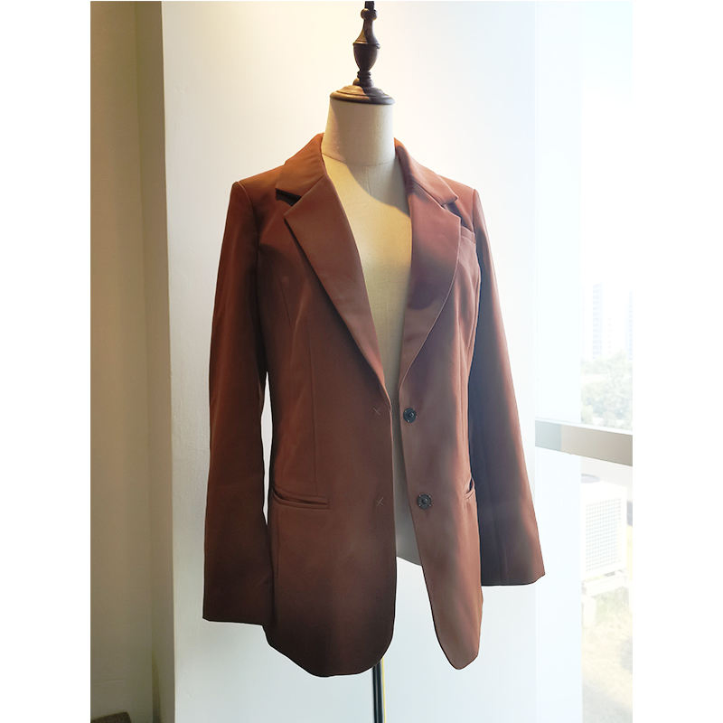 Fashionable Customize Office Suits Streamline Slim Fit Blazer for Woman