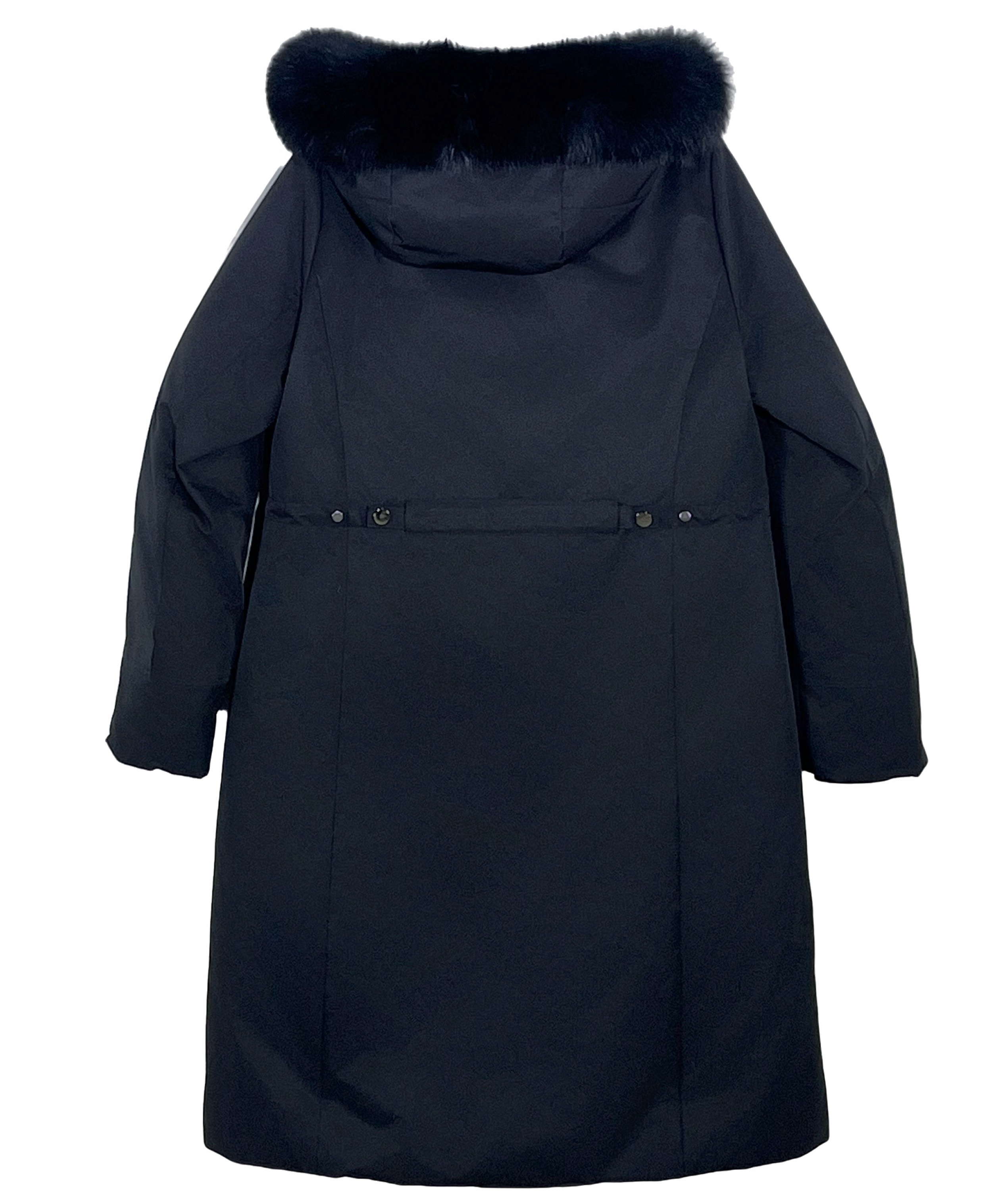 Customizable Black Duck Down Jacket Warm Winter Parka Coat for Women Outdoor Cold Weather Wear, Casual Coat, Best with Denim