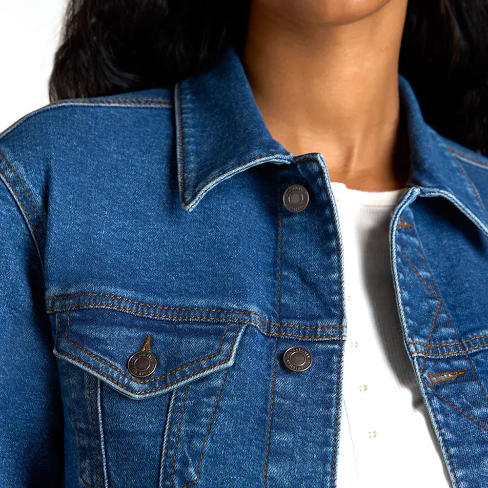Womens Denim Jeans Jacket Top Quality Wholesale Ladies Button up Washed Regular Fit Denim Jackets Women