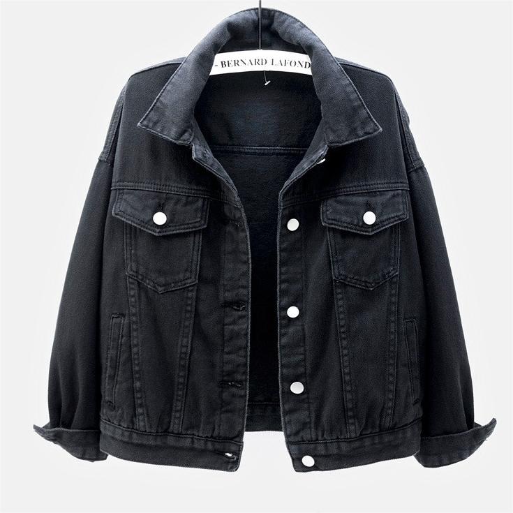 Fashion Womens Jean Jackets and Coats Jeans Coat Autumn Winter Short Streetwear Puffer Jacket Ladies Denim Jackets