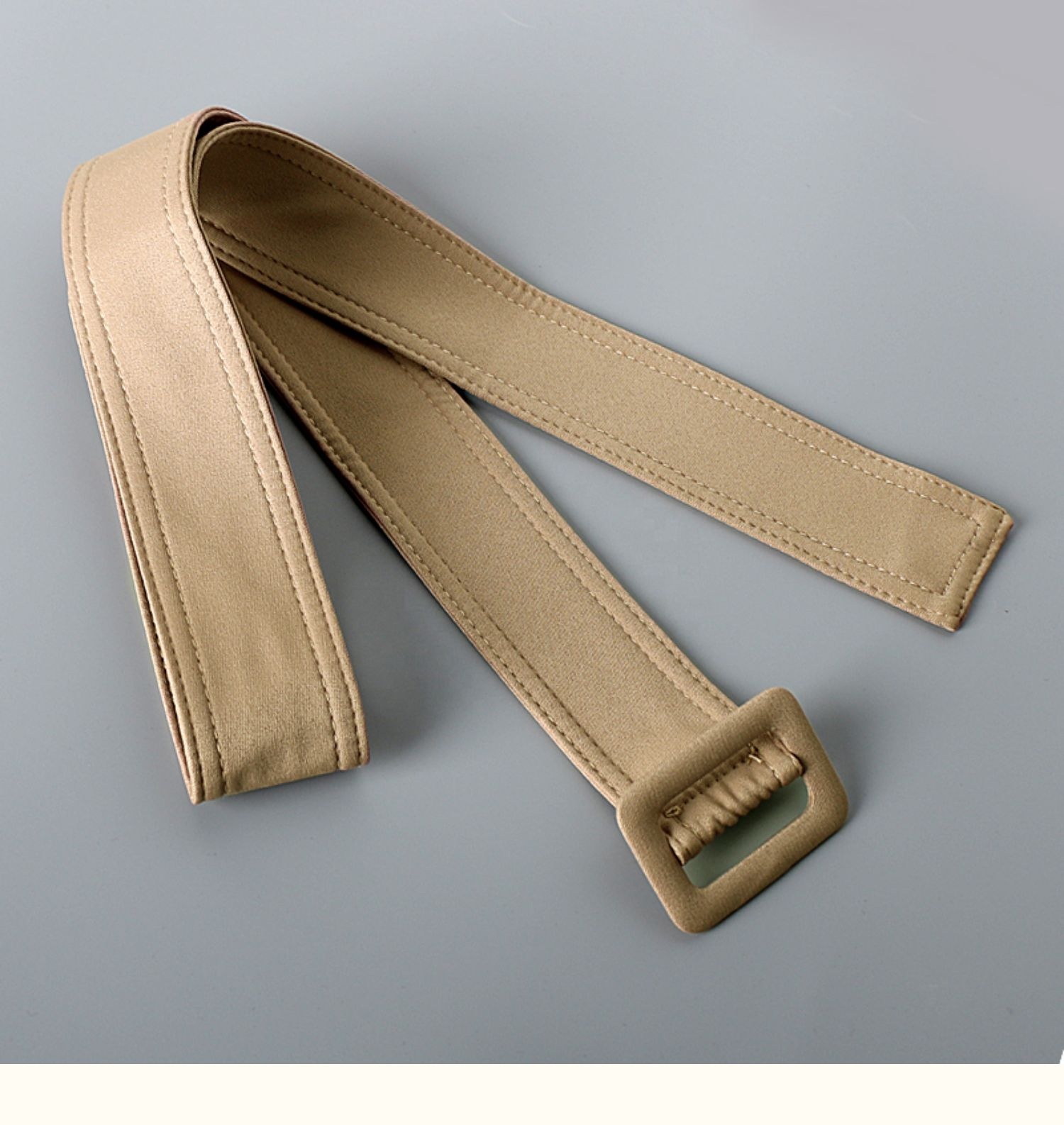 Women's Multi-Functional Trench Jacket Coat with Soft Cloth Belt Casual Fashion Style Woven Technique and Alloy Buckle