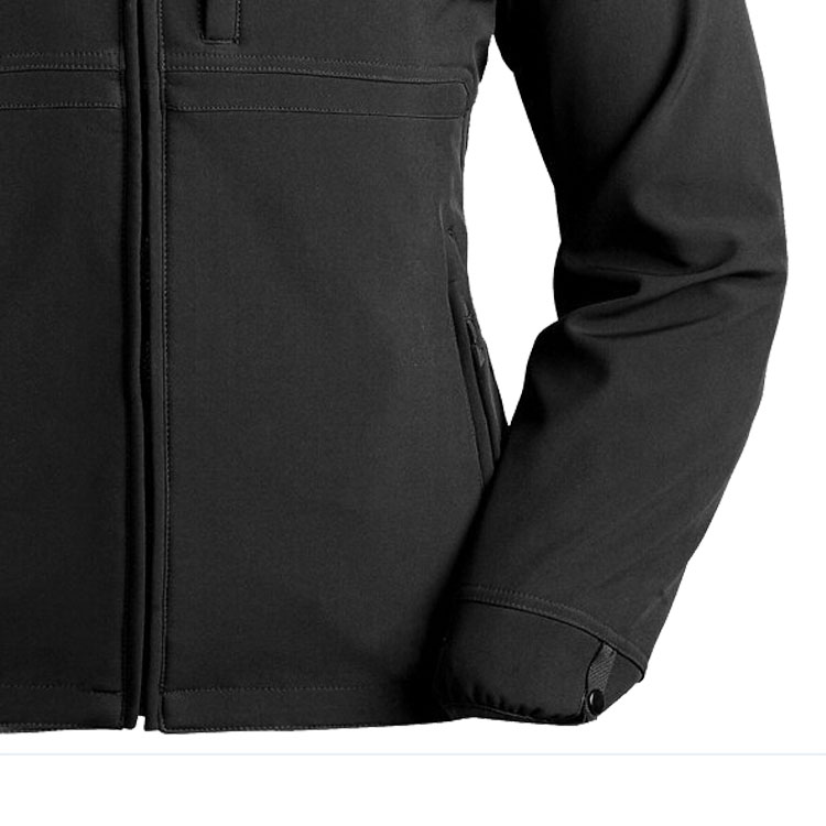 Lady's Casual Stand Collar Softshell Waterproof Jacket Plus Size Autumn Bomber with Zipper Closure Breathable Fabric