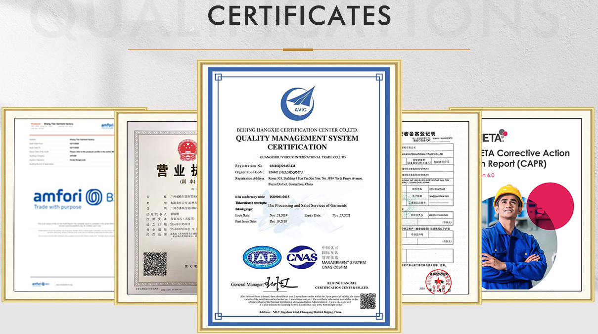 Certifications
