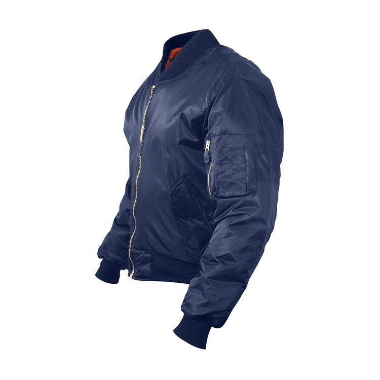 Classic Comfortable Embroidery Pattern Flight Bomber Jacket Custom for Women and Men