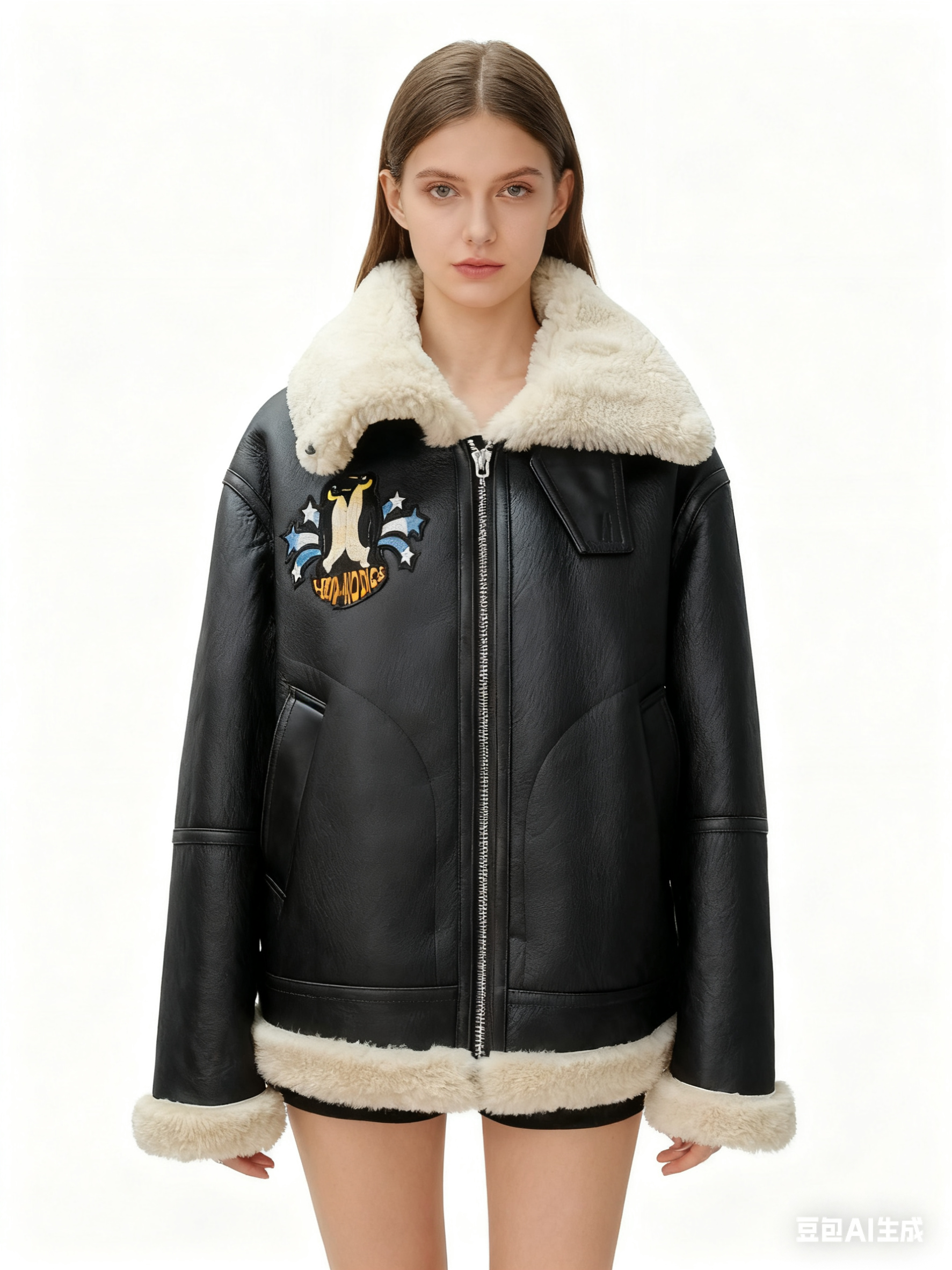 Shearling Material Detail