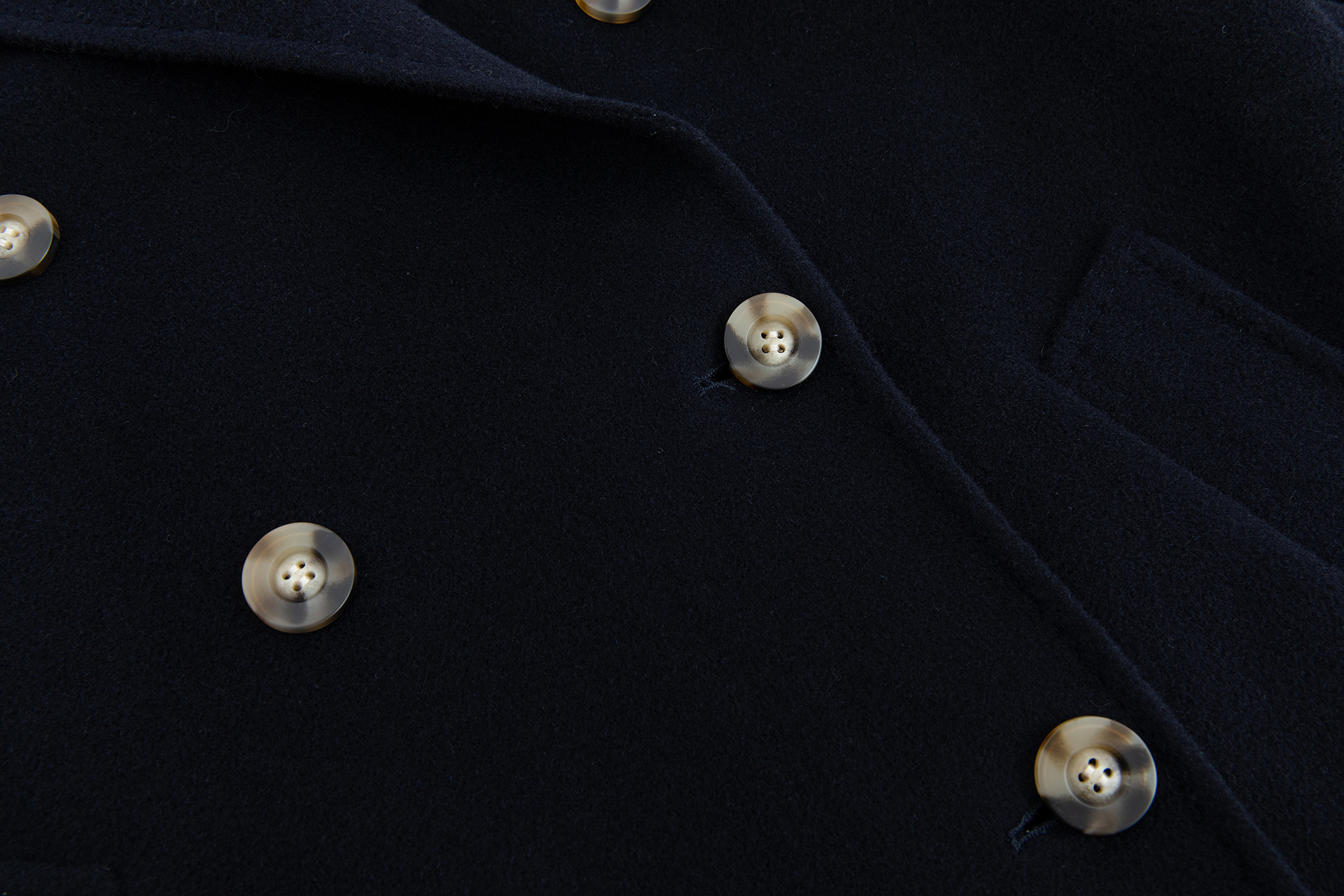 Women's Classic Double-Breasted Trench Wool Coat - 10% Cashmere &amp; 90% Wool Blend, with Waist Belt