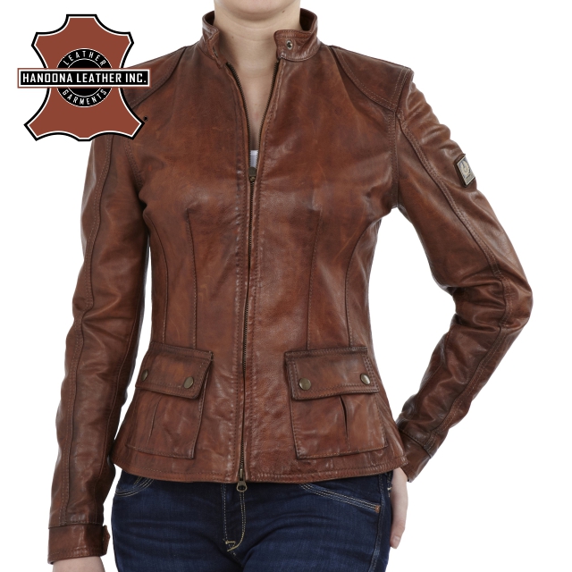 Fashion Women Genuine Sheepskin Leather Jacket High Quality Soft Thin Fashion Woman Leather Jacket