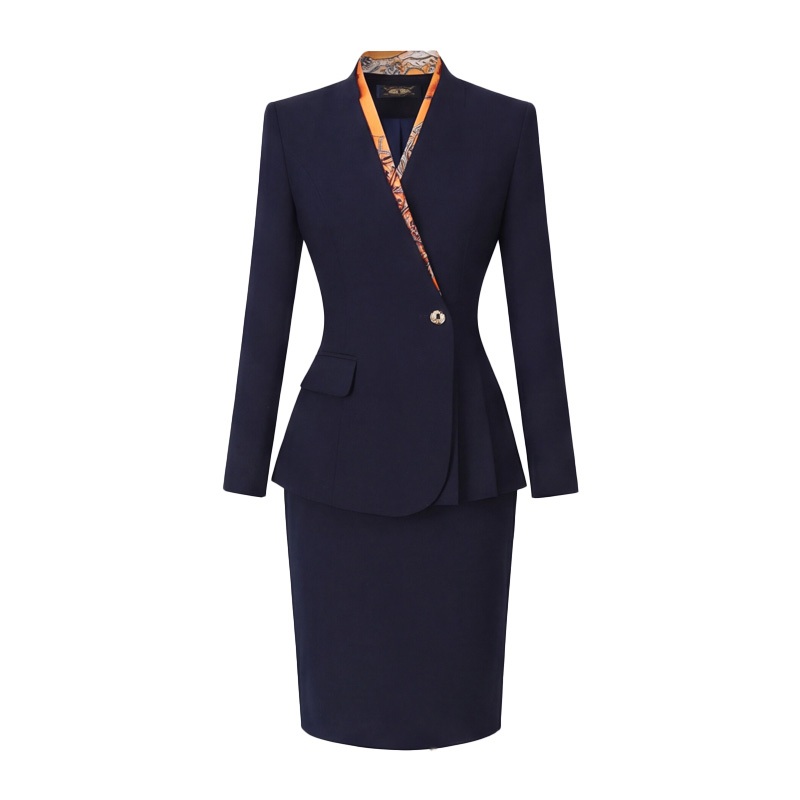 Women's Professional Suit Set (Blazer + Skirt)