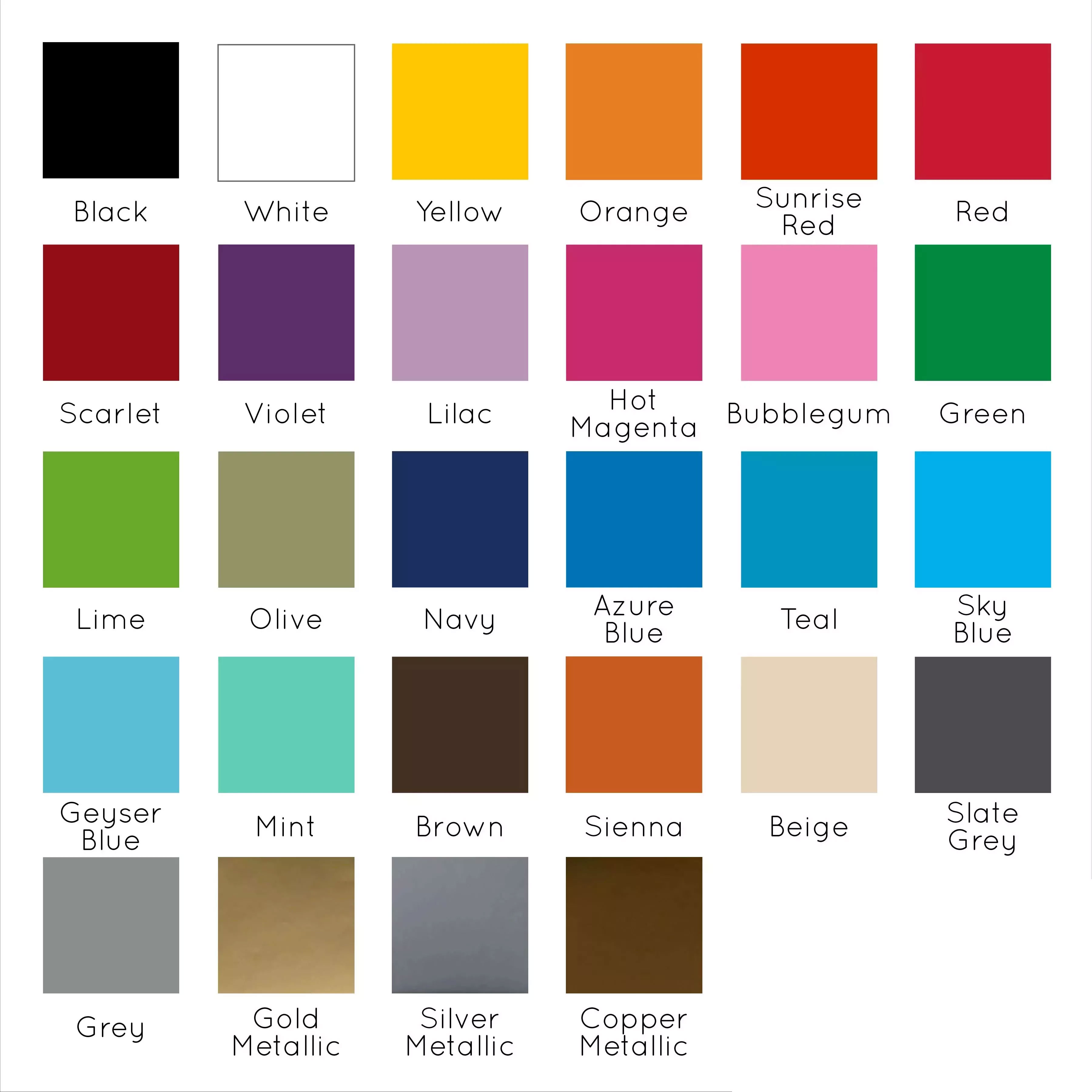 Color Chart