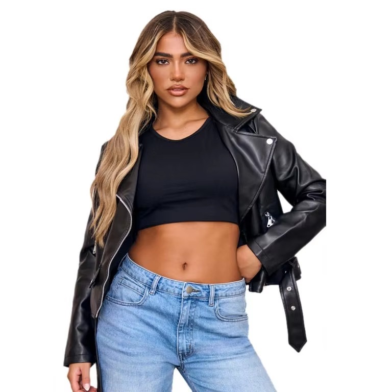 Latest Design Women's Custom Leather Jackets
