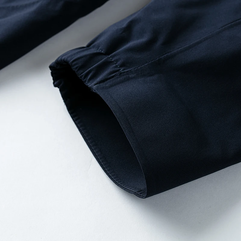 Tri-Proof Tech Fabric 100% Polyester Casual Loose Fit Hooded Bomber Jacket Zipper Thick Outerwear for Women Autumn/Winter