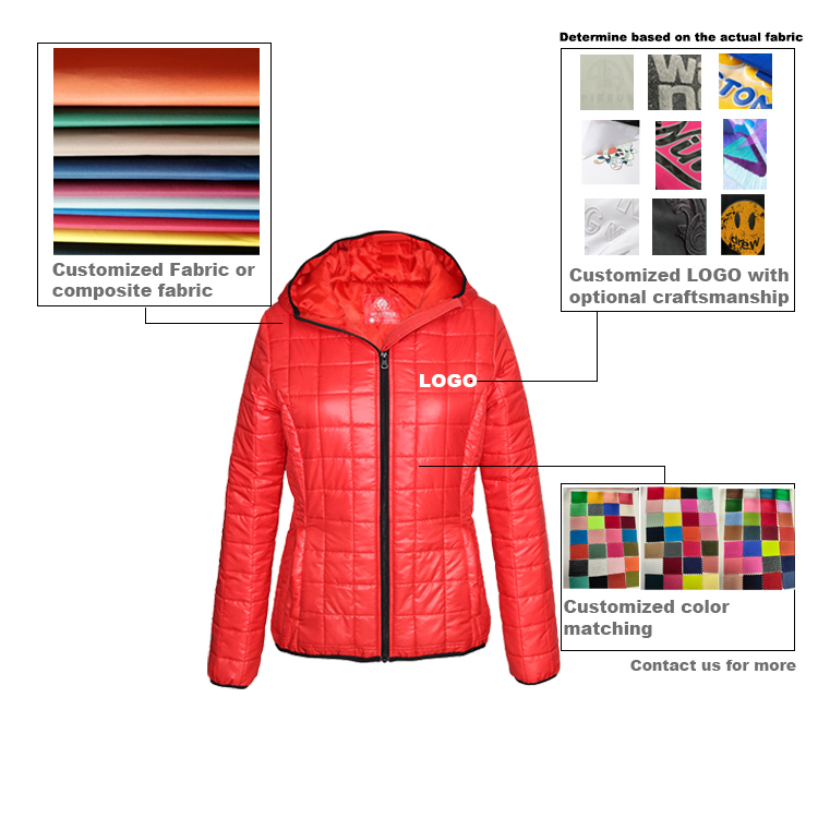 Winter Women Clothing Ladies Winter Warm Parka Bubble Crop Jacket Puffer Women'S Coats Plus Size Coats