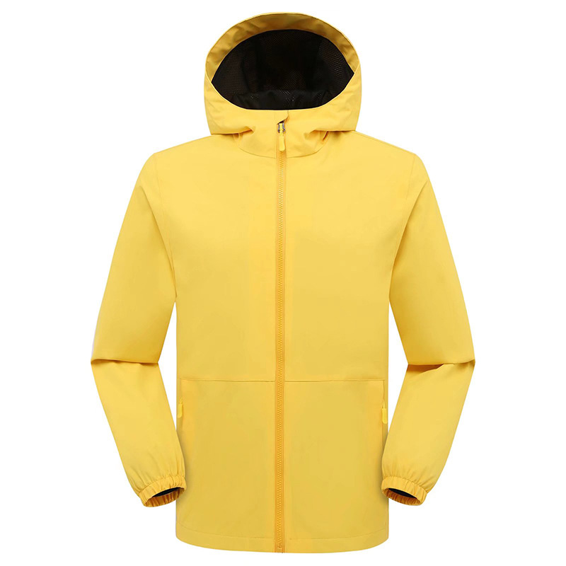 Autumn Windbreakers for Men Women Single-Layer Outdoor Jackets Logo Printed Windproof Waterproof Work Clothes School