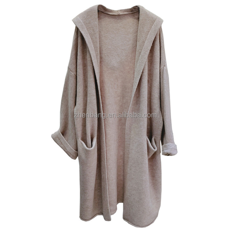 Dropshipping Ladies Fall Autumn Winter Fashion Thick Knit Custom Woman Sweater Knit Women Cardigan Sweater