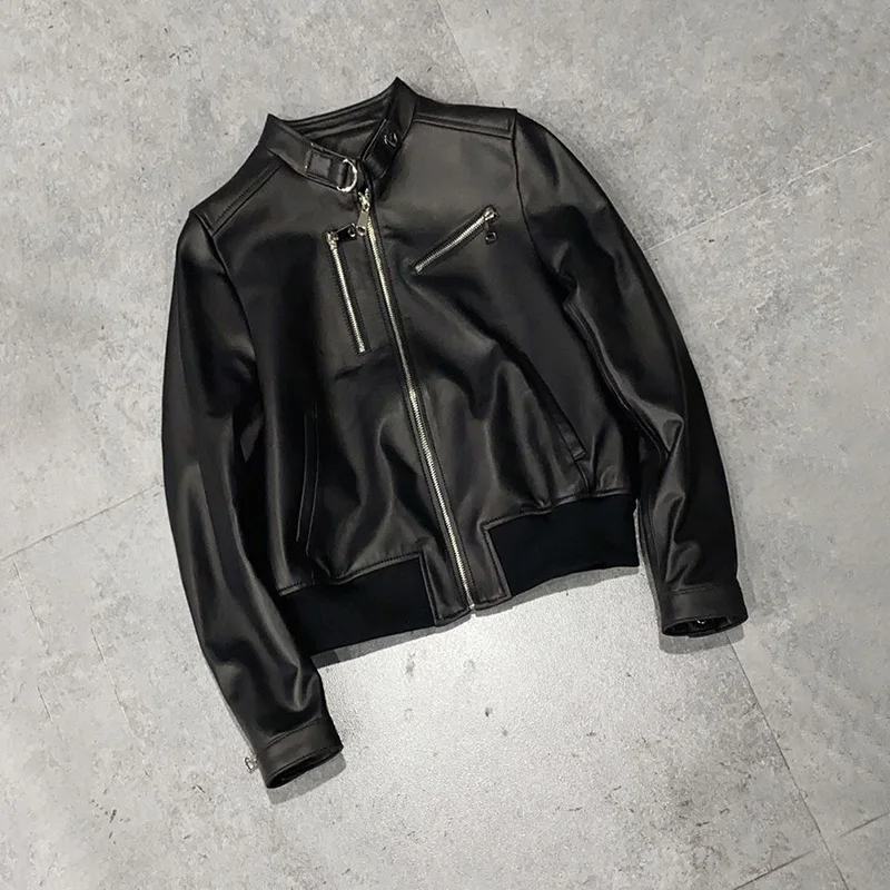 Multi Colors Bomber Pure Leather Women Fashion Jackets with Zipper Fashion Classic Looks