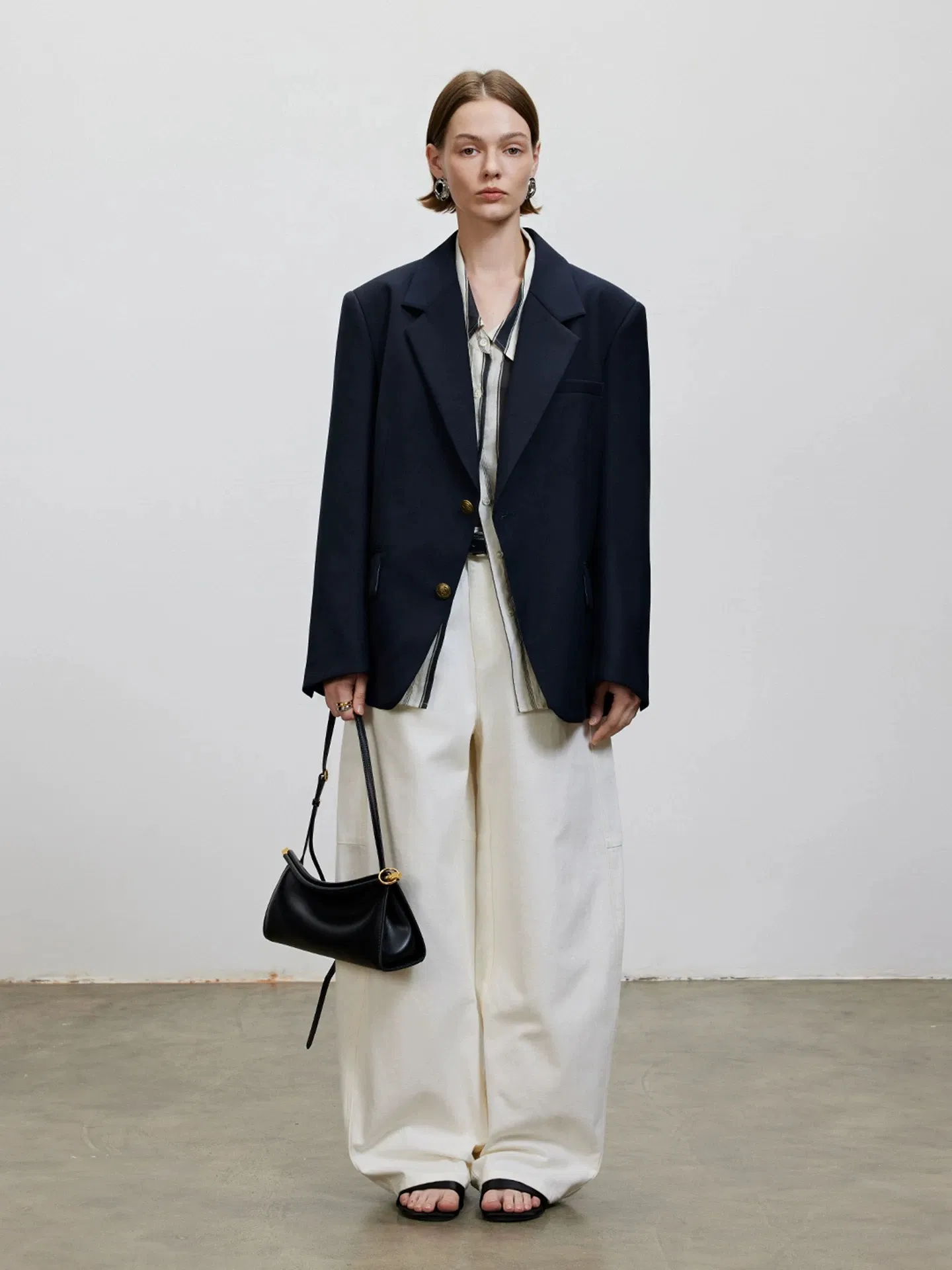 High-End Wholesale Women Casual Suit Customized Loose Fit Blazer for Woman
