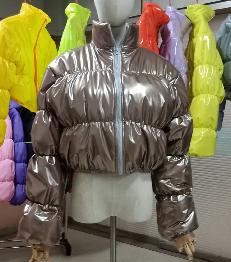 Short down parka jacket
