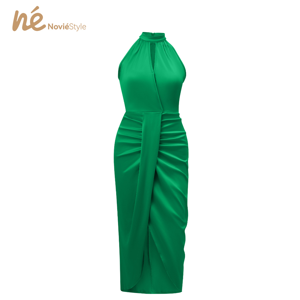 New Arrival Wholesale Ladies Summer Elegant Eco-Friendly Sexy Sleeveless Regular Washable Natural Waist Fashion Leisure Solid