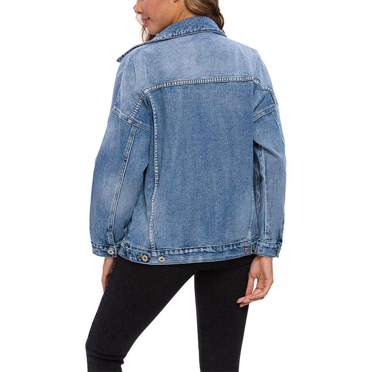Women Denim Jacket Sleeve Detail