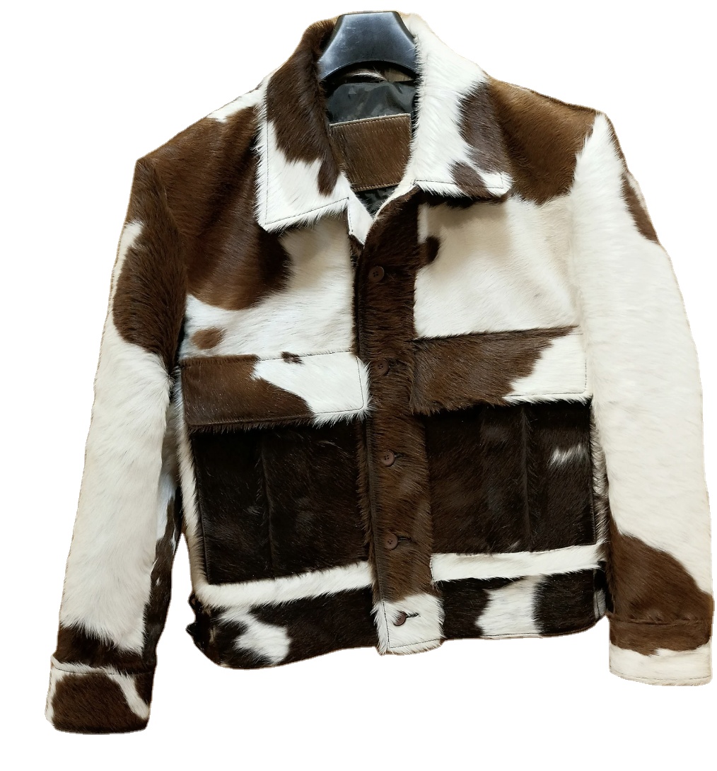 Premium Handmade Women's Cowhide Leather Woven Windbreaker Jacket Geometric Pattern Crystal Decoration Breathable Design Nylon